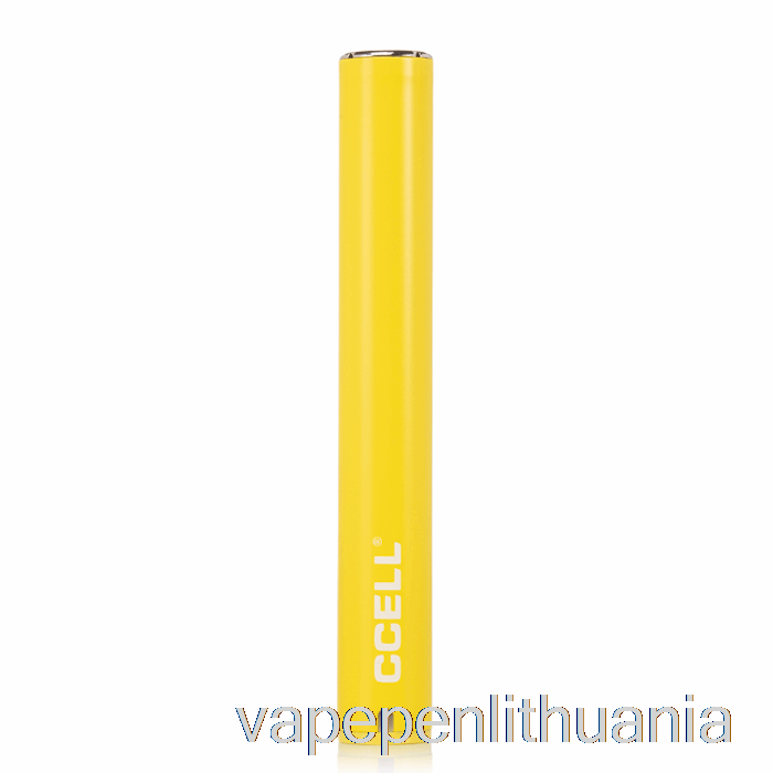 Ccell M3 Plus Garintuvo Akumuliatorius Matinis Geltonas Vape Skystis